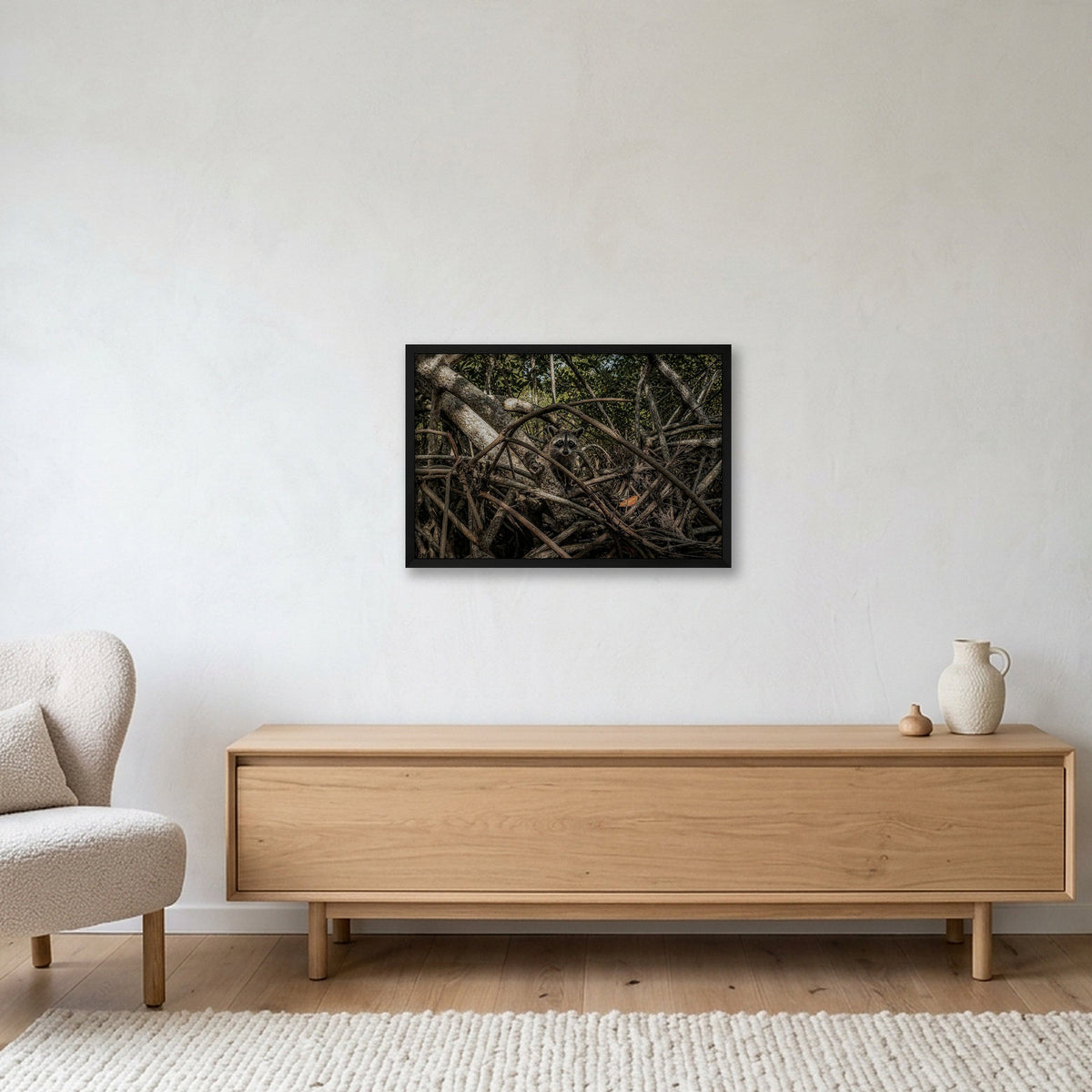 Animal Kingdom #2 — 60×40cm, 24×16" Black Frame