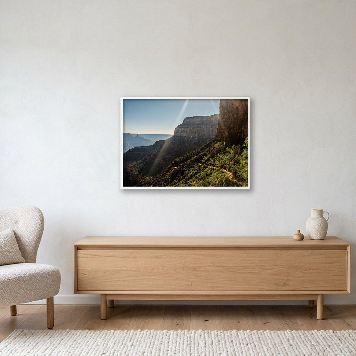 Grand Canyon #16 — 100×70cm, 39×28" White Frame