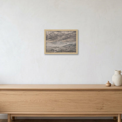 Disko Bay #13 — A4 (30×21cm, 12×8") Oak Frame