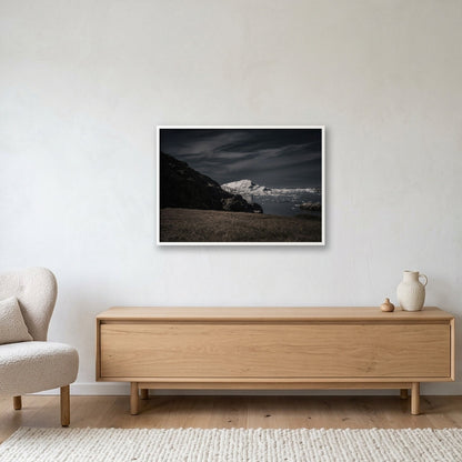 Ilulissat Landscape #8 — 100×70cm, 39×28" White Frame