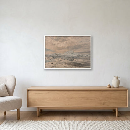 Disko Bay #10 — 100×70cm, 39×28" White Frame