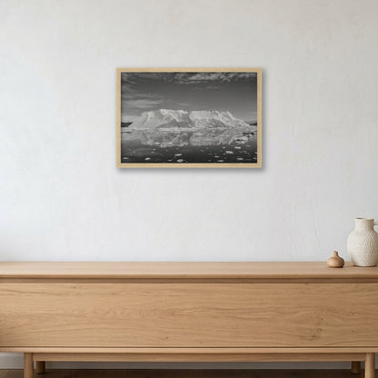Disko Bay #9 — 45×30cm, 18×12" Oak Frame