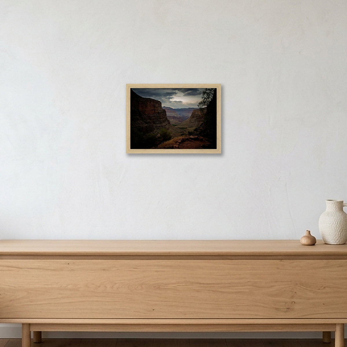 Grand Canyon #12 — A4 (30×21cm, 12×8") Oak Frame