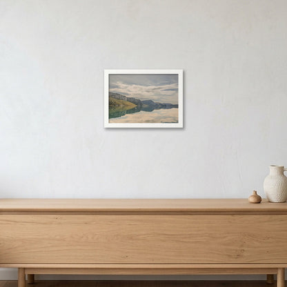 Ilulissat Landscape #12 — A4 (30×21cm, 12×8") White Frame