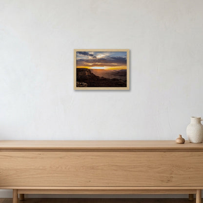 Grand Canyon #13 — A4 (30×21cm, 12×8") Oak Frame