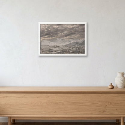 Disko Bay #13 — 45×30cm, 18×12" White Frame