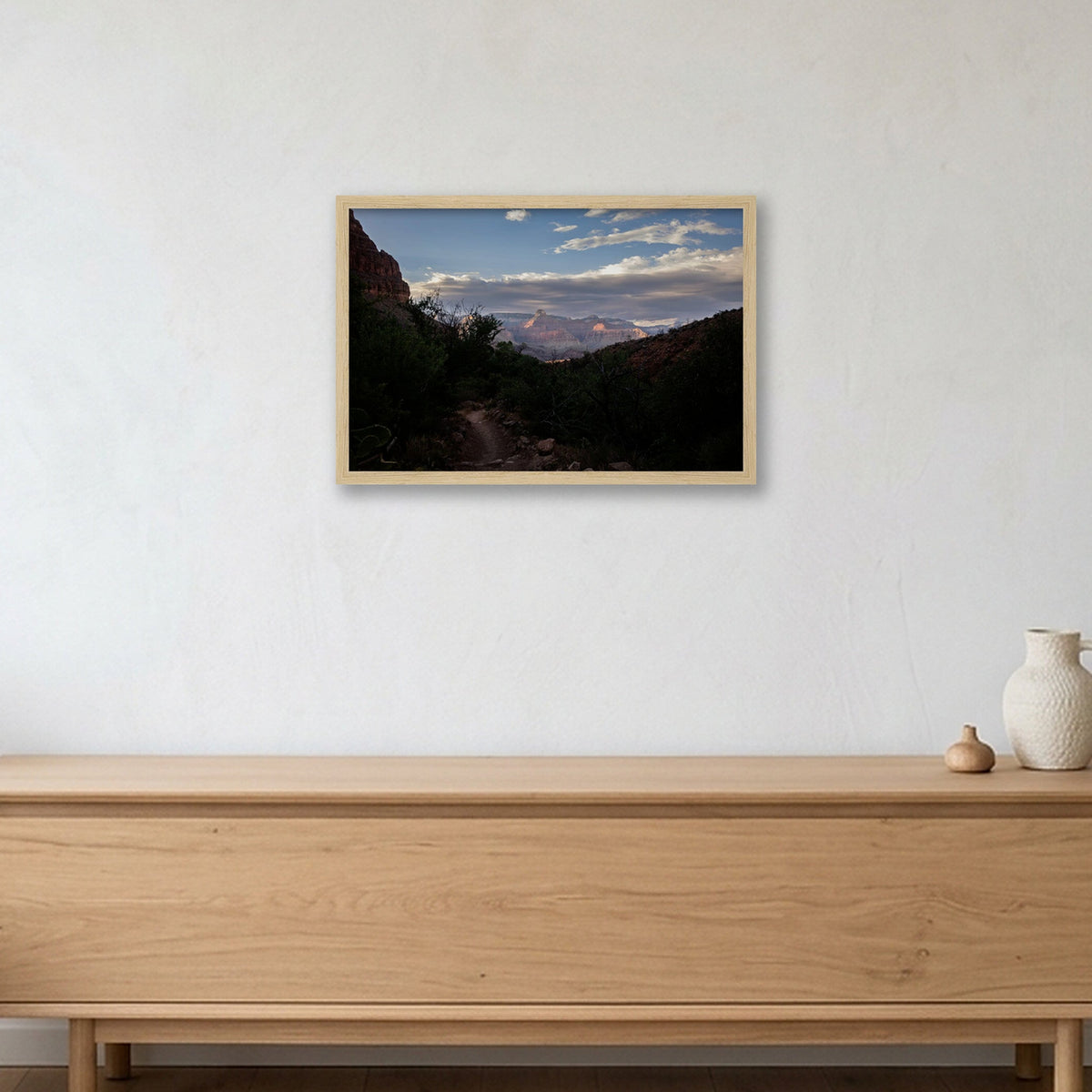 Grand Canyon #8 — 45×30cm, 18×12" Oak Frame