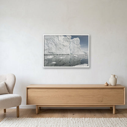 Disko Bay #11 — 100×70cm, 39×28" White Frame