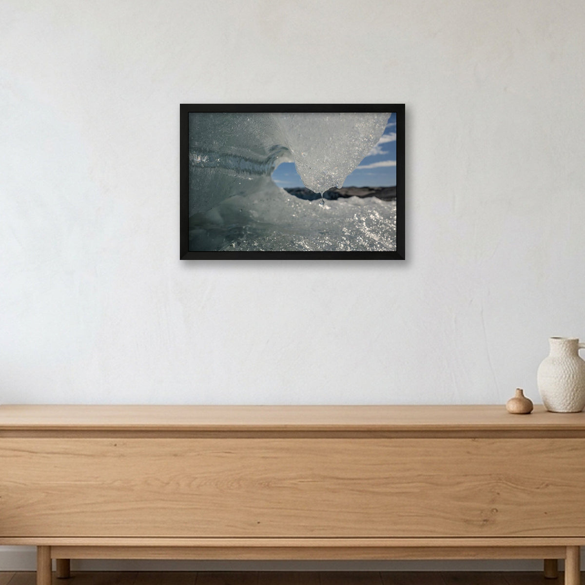 Disko Bay #17 — 45×30cm, 18×12" Black Frame