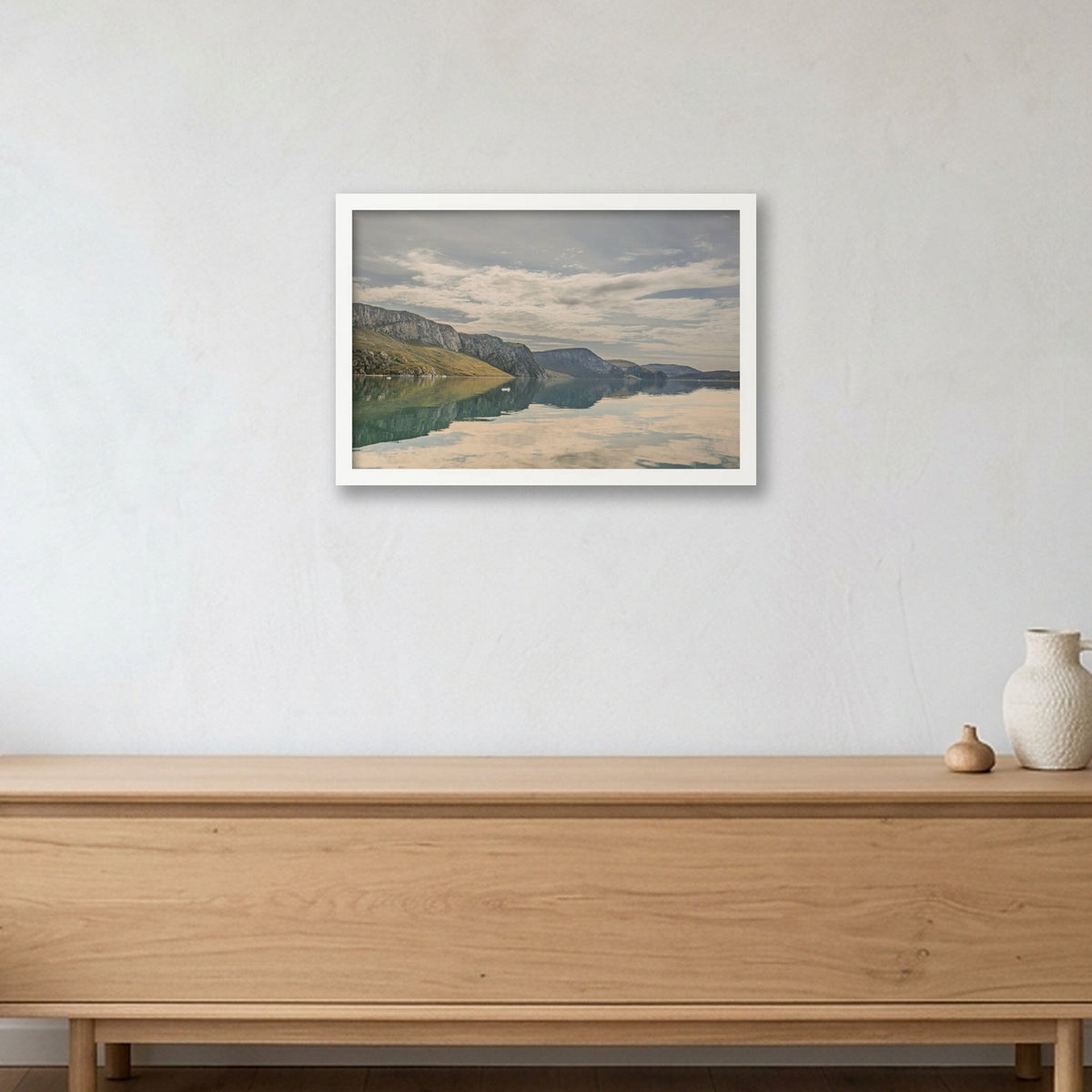 Ilulissat Landscape #12 — 45×30cm, 18×12" White Frame
