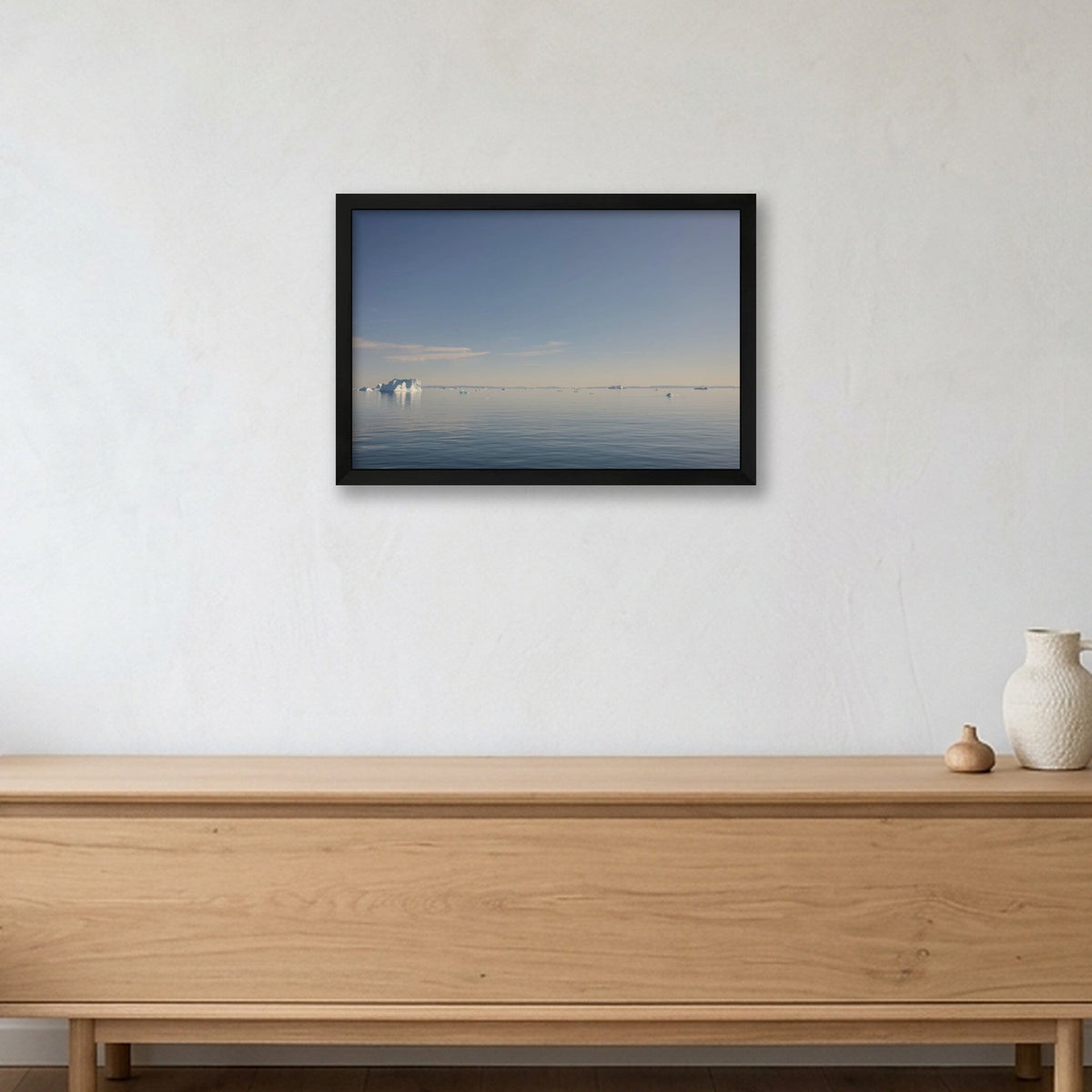 Disko Bay #2 — 45×30cm, 18×12" Black Frame