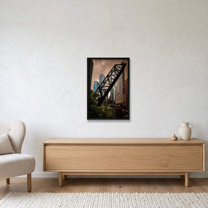 Chicago #8 — 40×60cm, 16×24" Black Frame