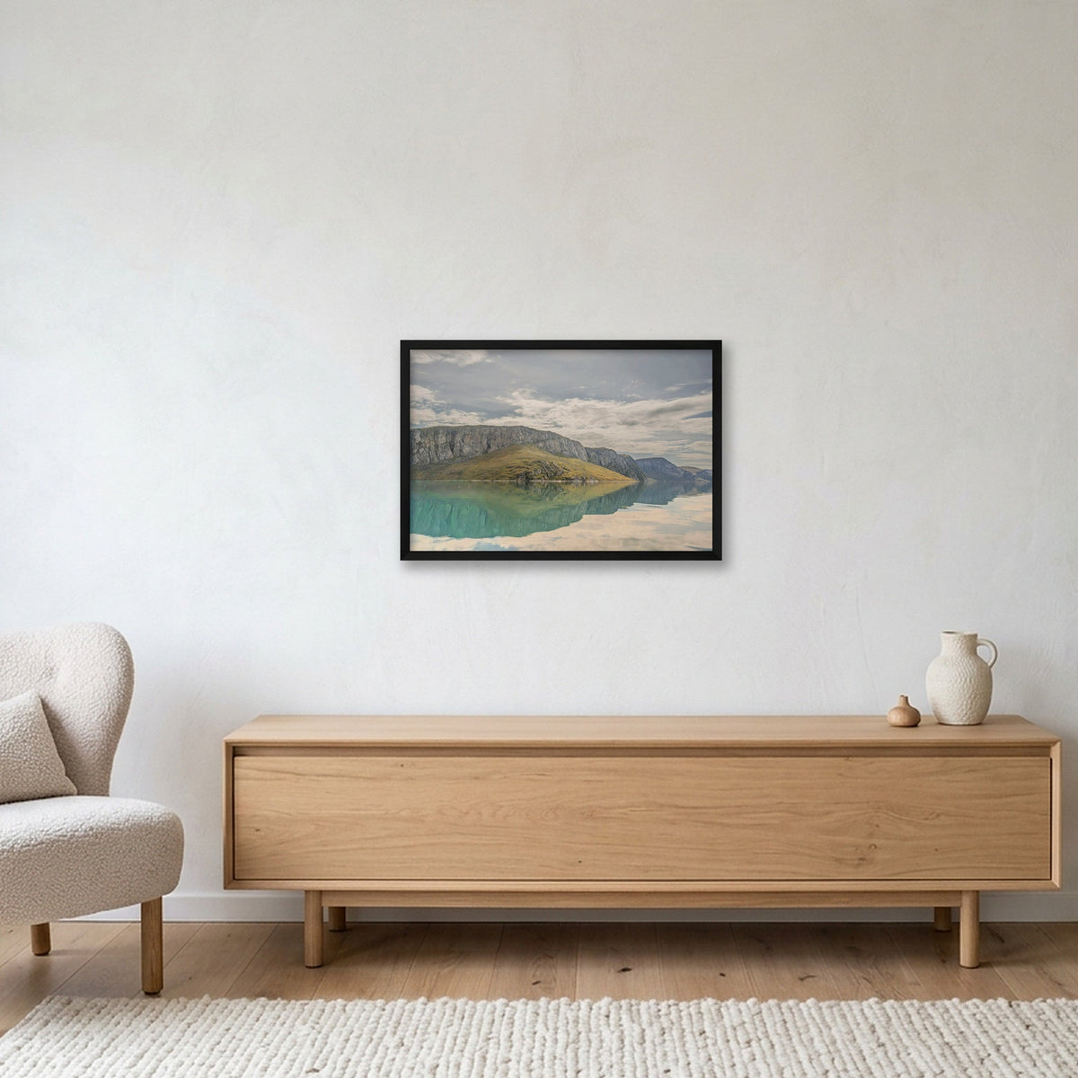 Ilulissat Landscape #11 — 60×40cm, 24×16" Black Frame