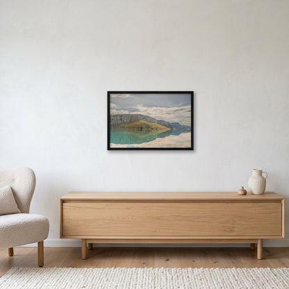 Ilulissat Landscape #11 — 60×40cm, 24×16" Black Frame