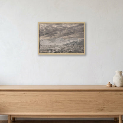 Disko Bay #13 — 45×30cm, 18×12" Oak Frame