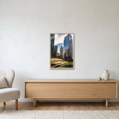 Chicago #5 — 40×60cm, 16×24" Oak Frame