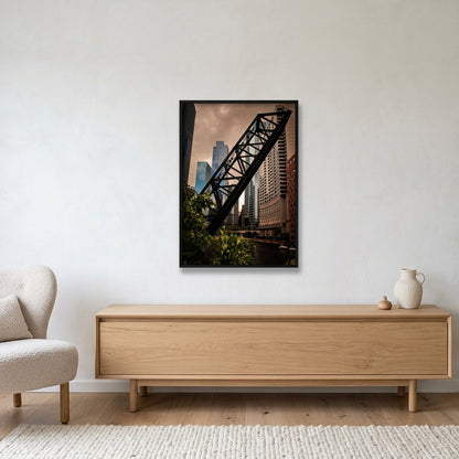 Chicago #8 — 70×100cm, 28×39" Black Frame