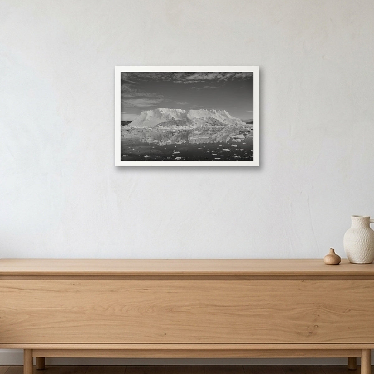Disko Bay #9 — 45×30cm, 18×12" White Frame