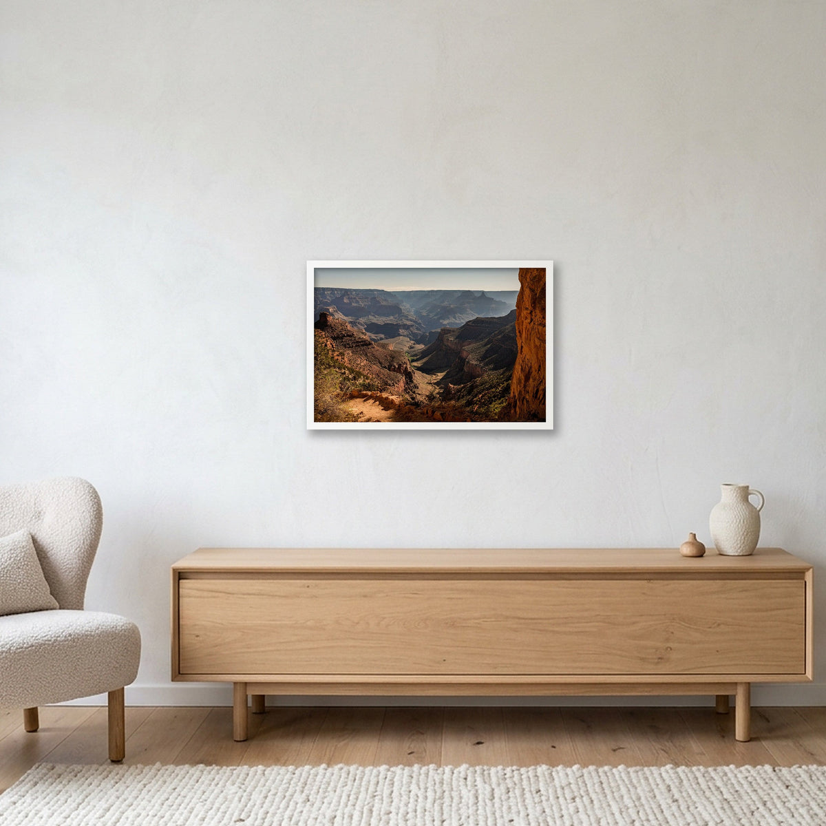 Grand Canyon #15 — 60×40cm, 24×16" White Frame