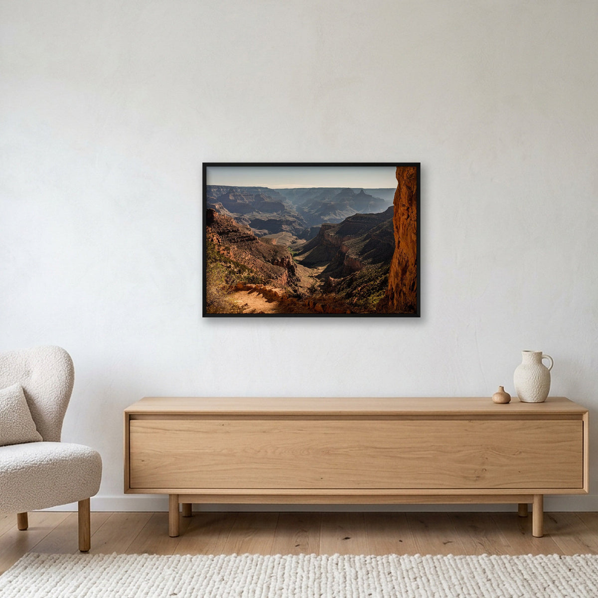 Grand Canyon #15 — 100×70cm, 39×28" Black Frame