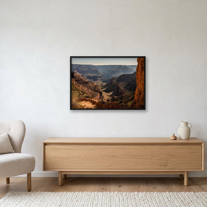 Grand Canyon #15 — 100×70cm, 39×28" Black Frame