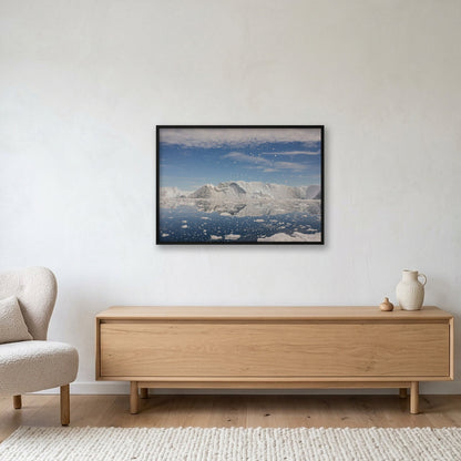 Disko Bay #6 — 100×70cm, 39×28" Black Frame
