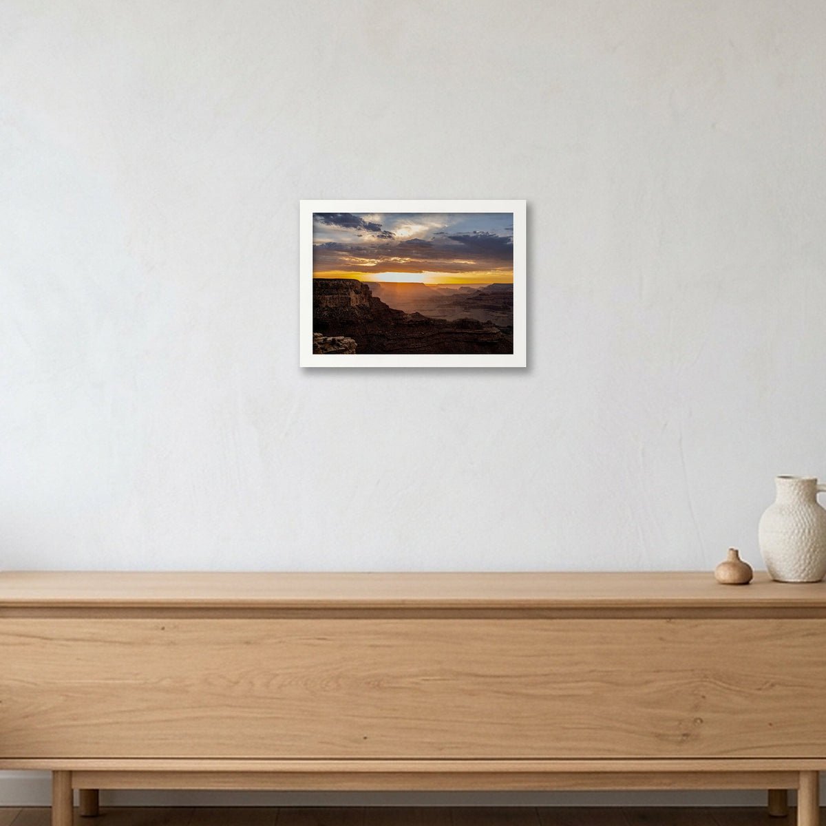 Grand Canyon #13 — A4 (30×21cm, 12×8") White Frame