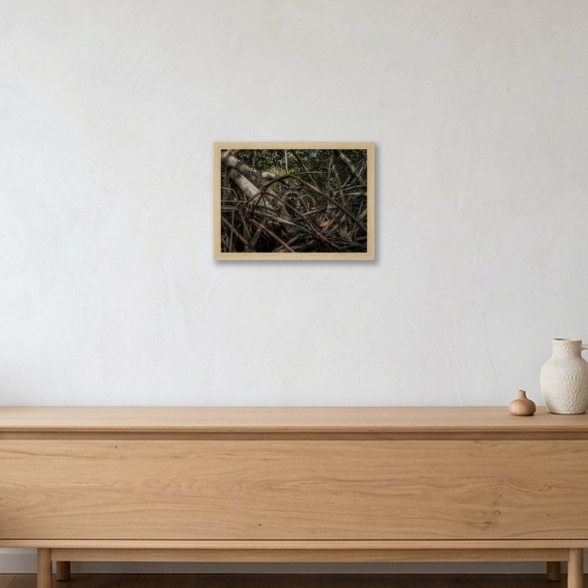 Animal Kingdom #2 — A4 (30×21cm, 12×8") Oak Frame