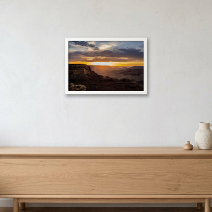 Grand Canyon #13 — 45×30cm, 18×12" White Frame