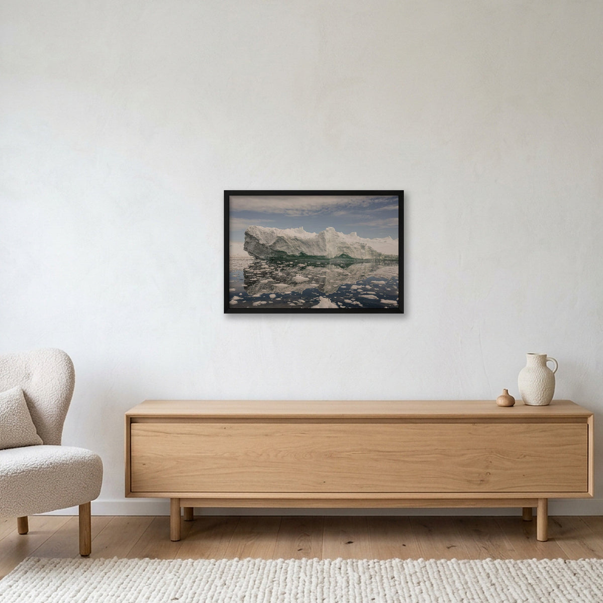 Disko Bay #15 — 60×40cm, 24×16" Black Frame