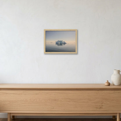 Disko Bay #1 — A4 (30×21cm, 12×8") Oak Frame