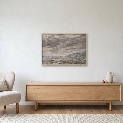 Disko Bay #13 — 100×70cm, 39×28" Oak Frame
