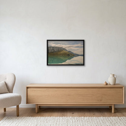 Ilulissat Landscape #10 — 60×40cm, 24×16" Black Frame