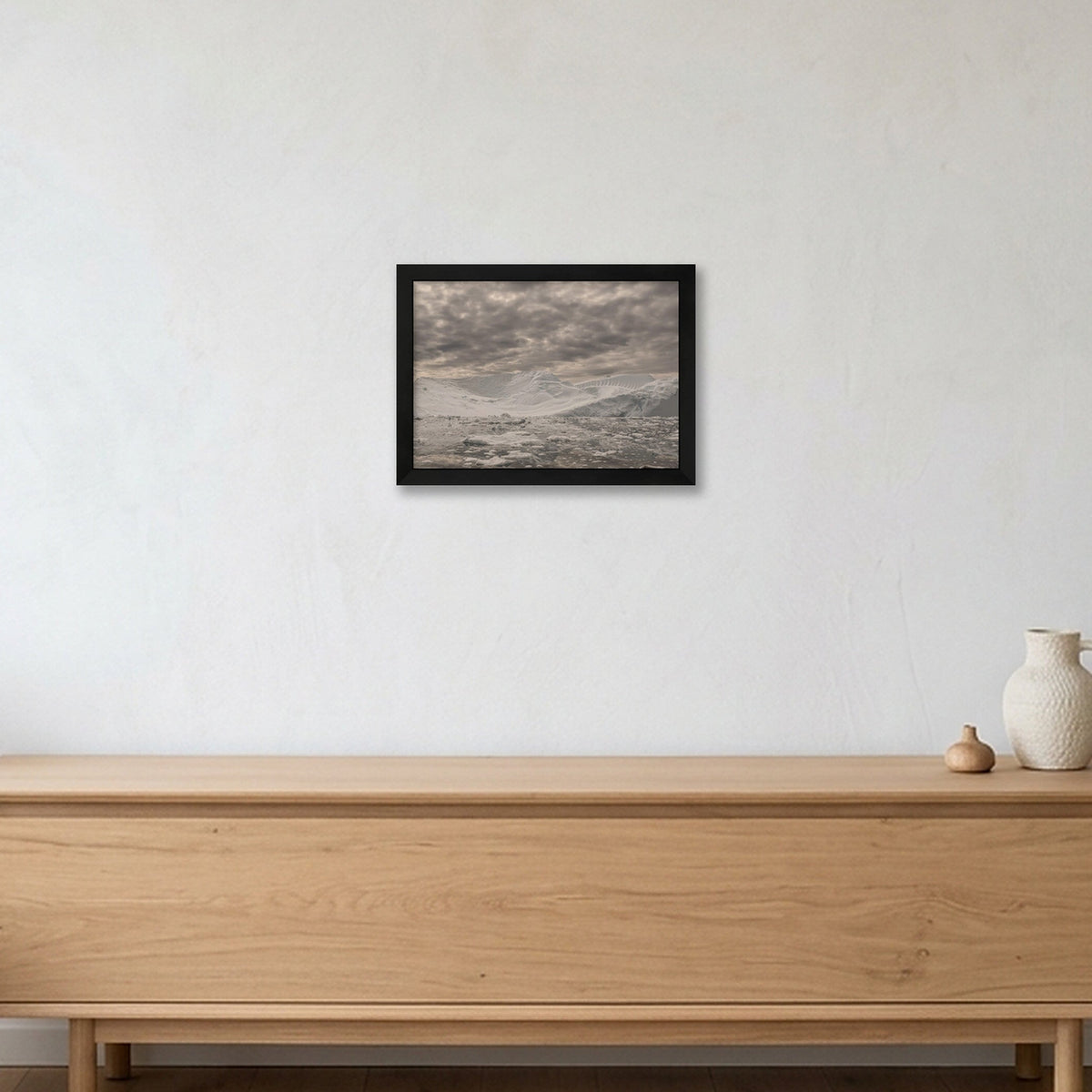 Disko Bay #13 — A4 (30×21cm, 12×8") Black Frame