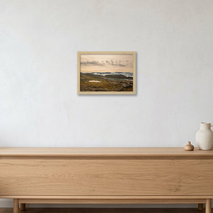 Ilulissat Landscape #3 — A4 (30×21cm, 12×8") Oak Frame