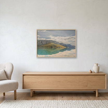 Ilulissat Landscape #11 — 100×70cm, 39×28" Oak Frame