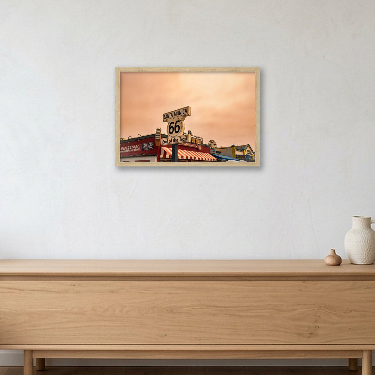 Los Angeles #1 — 45×30cm, 18×12" Oak Frame