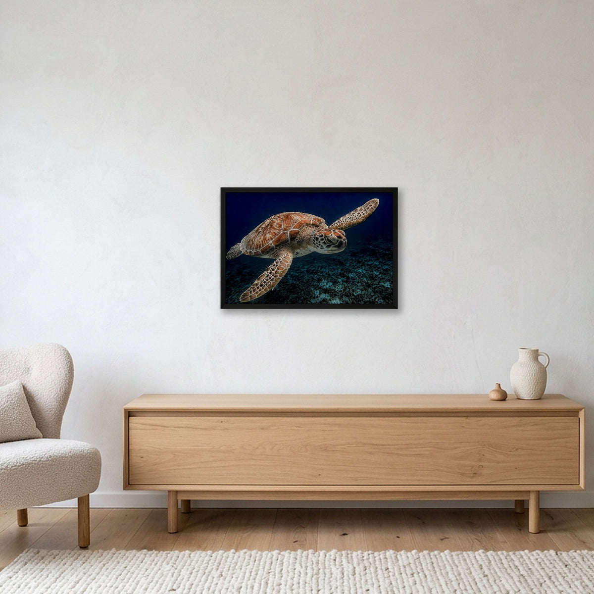 Animal Kingdom #4 — 60×40cm, 24×16" Black Frame