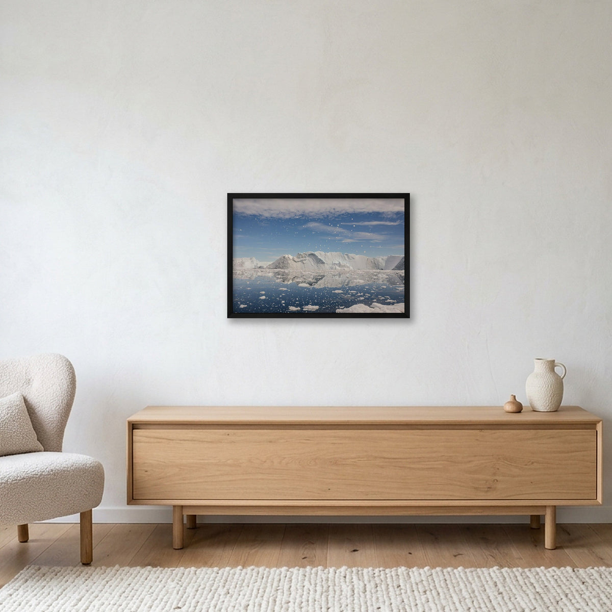 Disko Bay #6 — 60×40cm, 24×16" Black Frame