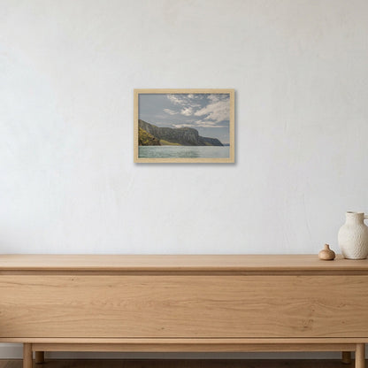 Ilulissat Landscape #9 — A4 (30×21cm, 12×8") Oak Frame