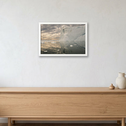Disko Bay #14 — 45×30cm, 18×12" White Frame