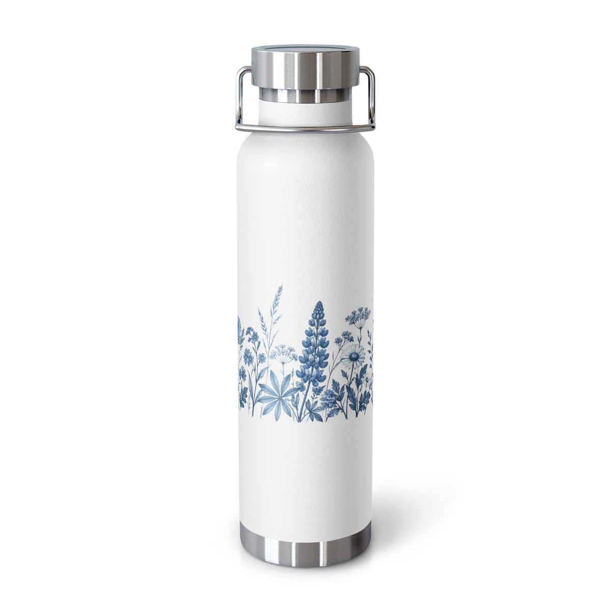 Flower Insulated Bottle — front view