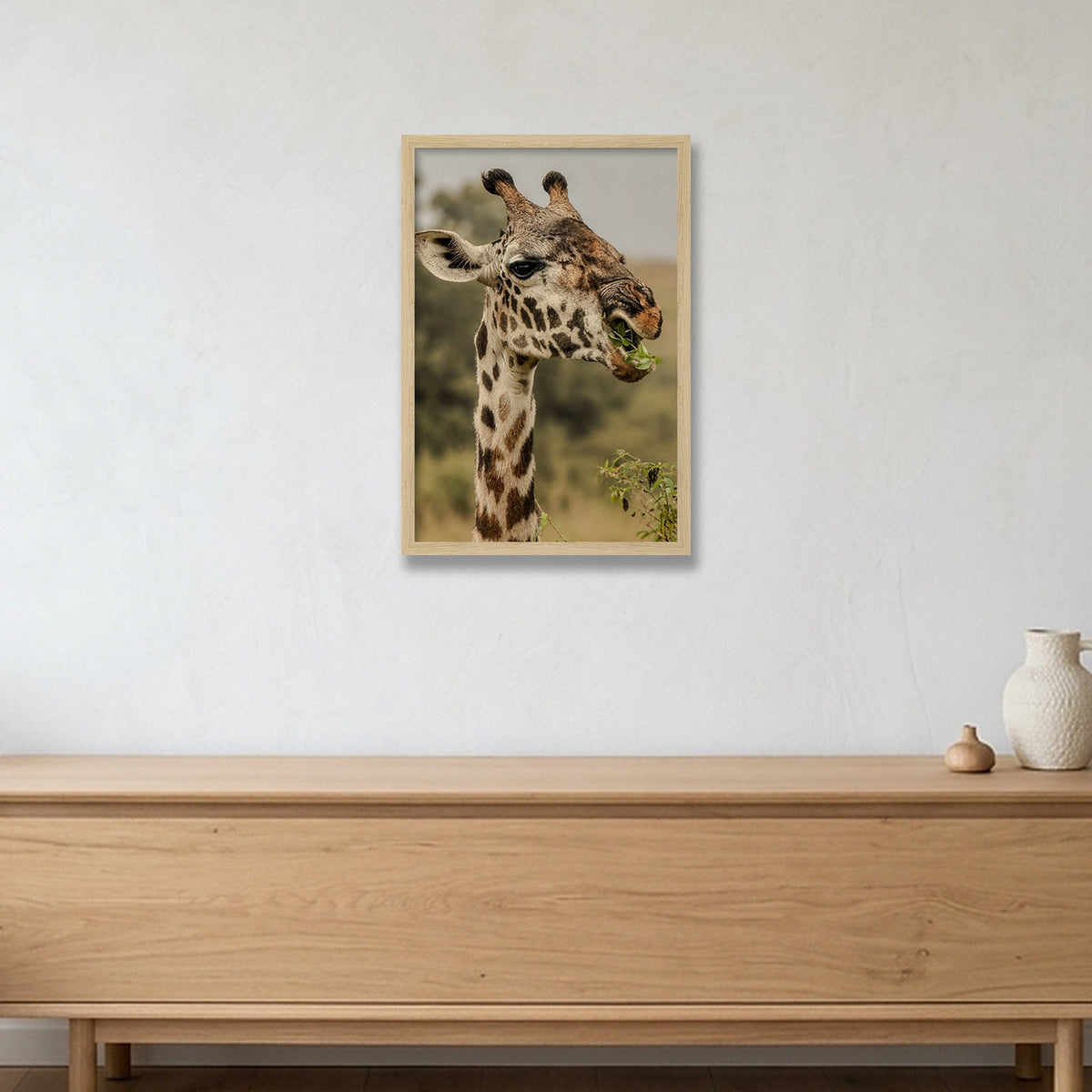 Animal Kingdom #19 — 30×45cm, 12×18" Oak Frame