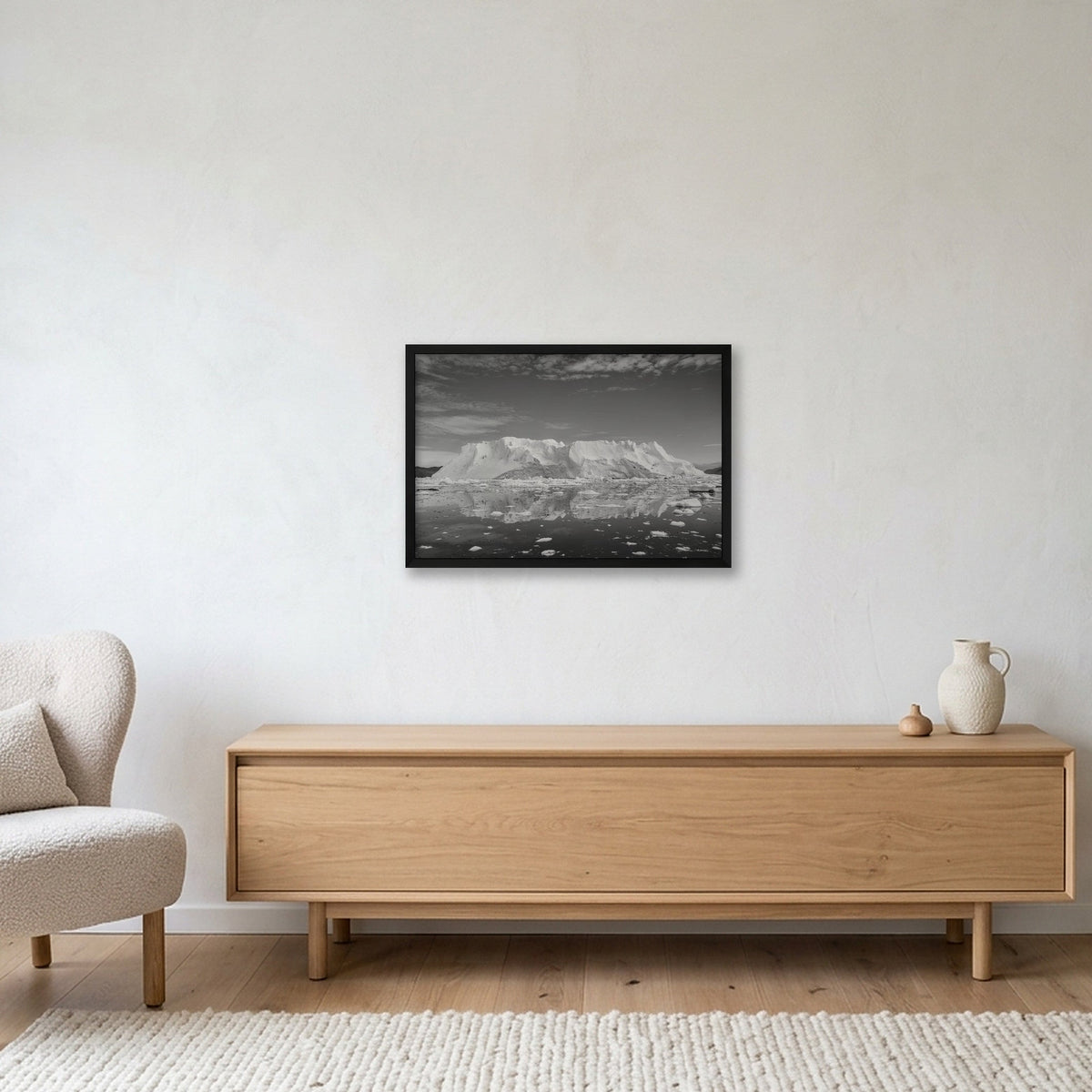 Disko Bay #9 — 60×40cm, 24×16" Black Frame