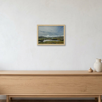Ilulissat Landscape #4 — A4 (30×21cm, 12×8") Oak Frame