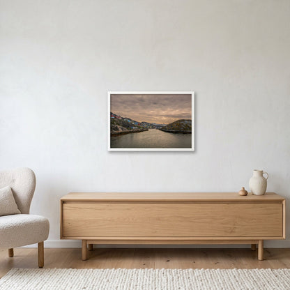 Greenland Cities #1 — 60×40cm, 24×16" White Frame