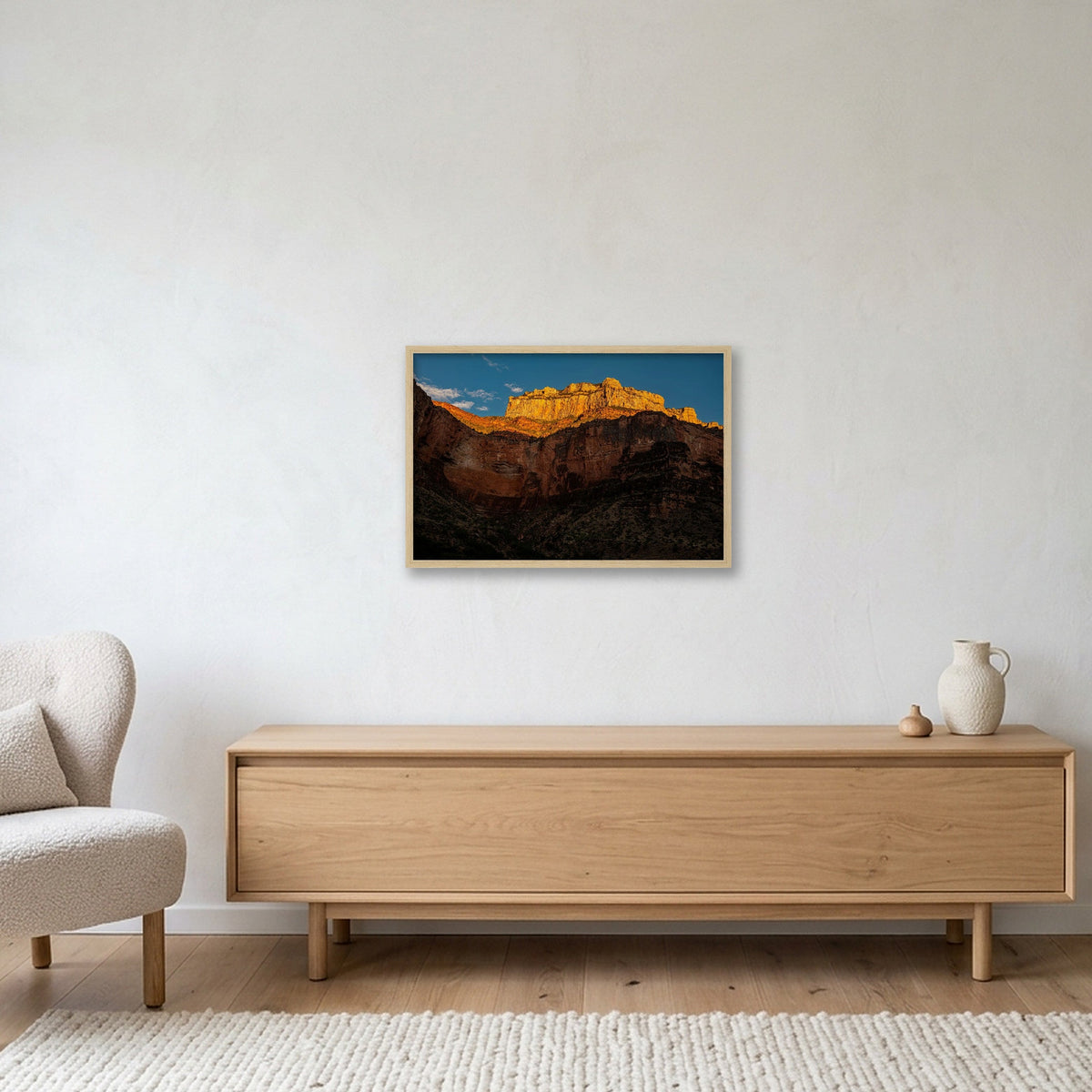 Grand Canyon #7 — 60×40cm, 24×16" Oak Frame