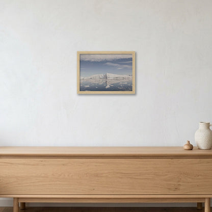 Disko Bay #7 — A4 (30×21cm, 12×8") Oak Frame