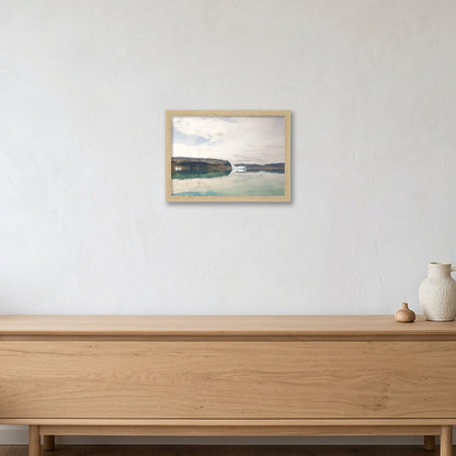 Ilulissat Landscape #13 — A4 (30×21cm, 12×8") Oak Frame