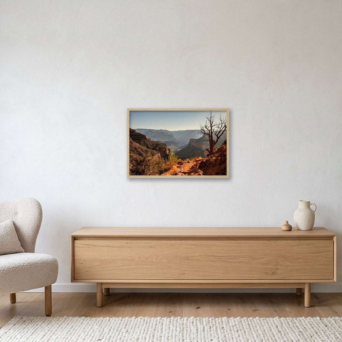 Grand Canyon #18 — 60×40cm, 24×16" Oak Frame